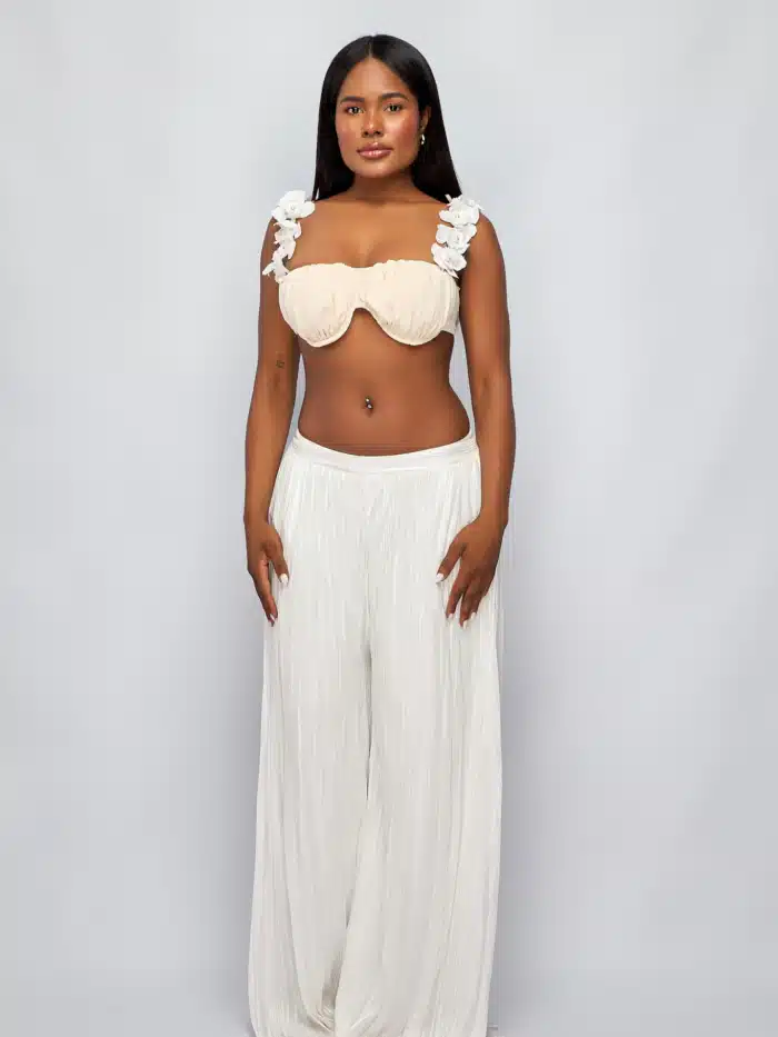SET PLAYERO CON DETALLES EN  FLORES